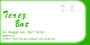 terez bot business card