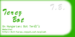 terez bot business card